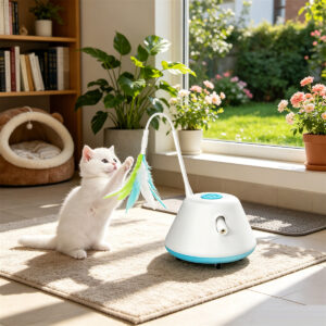 Juguete Gato Interactivo: Plumas de Repuesto para Caza y Diversión
